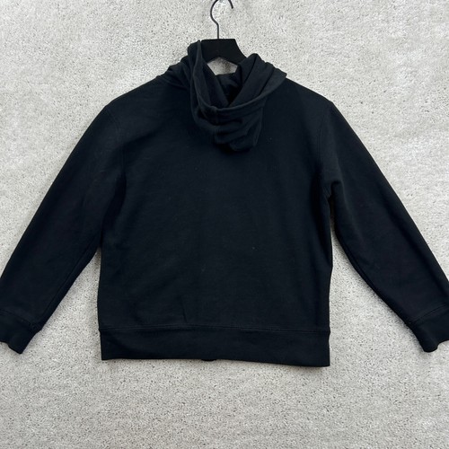 Polo Ralph Lauren Hoodie Kids Size Medium Black Full Zip Cotton Pockets - Picture 6 of 9