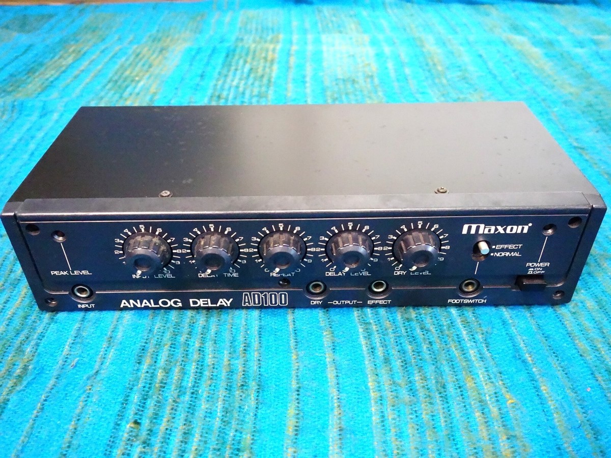 AD100 maxon　ANALOG DELAY Maxon AD-100 Analog Delay Super Rare Even though it is