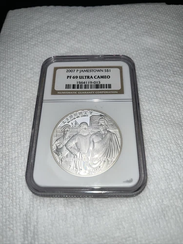 2007 P Jamestown Anniversary $1 PF69 ULTRA CAMEO NGC Certified