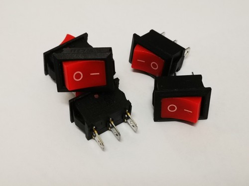 5Pcs KCD1 Rocker Switch 3 Pin KCD1 250V 6A Boatlike Switch - Picture 5 of 5
