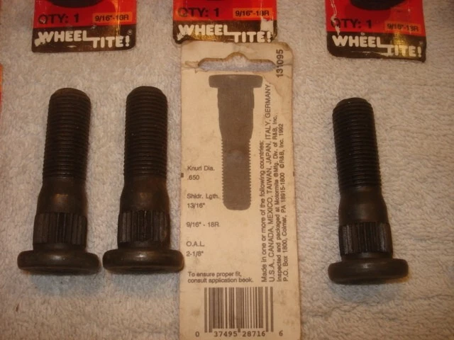 5 tacos de rueda trasera Dorman 610-242 1974-78 Datsun B210 1979-82 210 1971-73 110 Foto 2 de 2