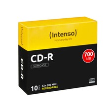 Intenso CD-R 80, 10er Pack Slimcase CD-Rohlinge