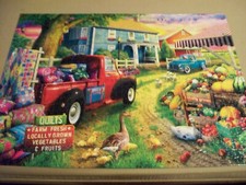 Country Life Quilt Farm Jigsaw Puzzle 1000 Piece Buffalo Games