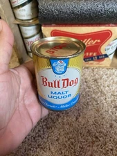 Bulldog Malt Flat Top Beer Can Stout 8 Oz Grace Bros Santa Rosa ca Vanity Top