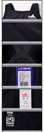 FINA APPROVED YINGFA WOMEN'S GIRL 925 RACING TRAINING KNEESKIN SWIMWEAR ALL SIZE - Picture 4 of 7