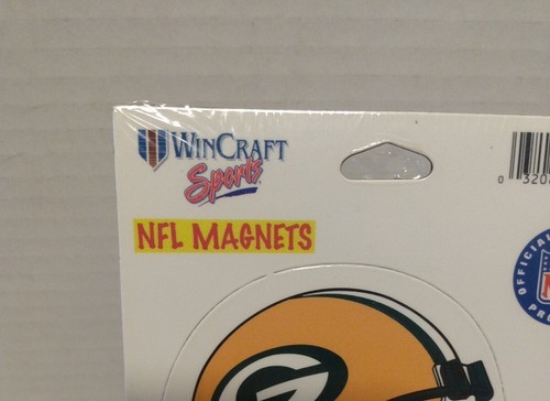 Green Bay Packers 90's Helmet Refrigerator Magnet's Sealed   - Picture 3 of 6