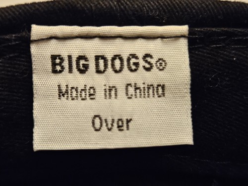 Gorra ajustable vintage Big Dogs Play To Win clásica de póker casino - Imagen 4 de 5