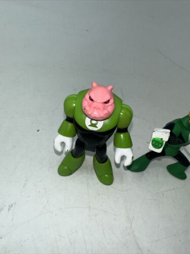 Fisher Price Imagext DC Super Friends 4 grüne Laterne Figuren Kilowog Fahrrad ++ - Bild 2 von 13