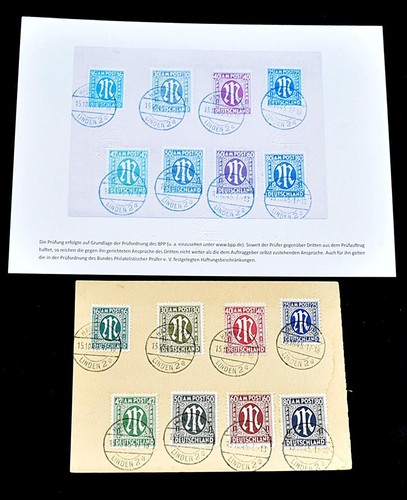 EN CORREO Michel Nº 34aAz y otros estampados BPP hallazgo Wehner 500€+ - Imagen 2 de 2
