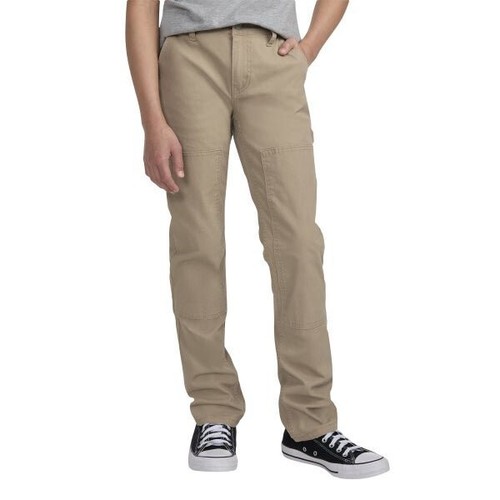 Levi's Boys' Youth 502 Carpenter Pant Khaki Jeans Tapered Leg - Picture 2 of 6