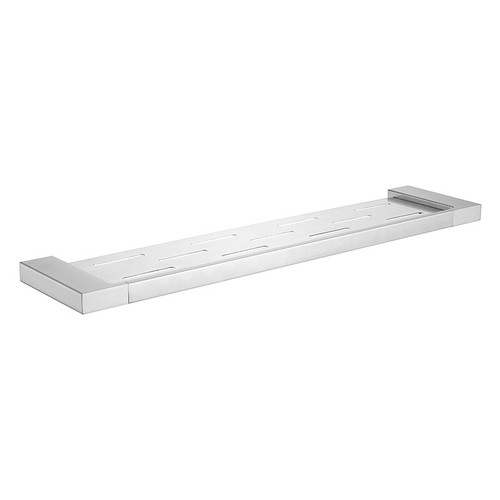 CHROME MATT BLACK BRUSHED NICKEL SQUARE SHOWER SHAMPOO METAL SHELF WALL MOUNTED - Picture 5 of 5