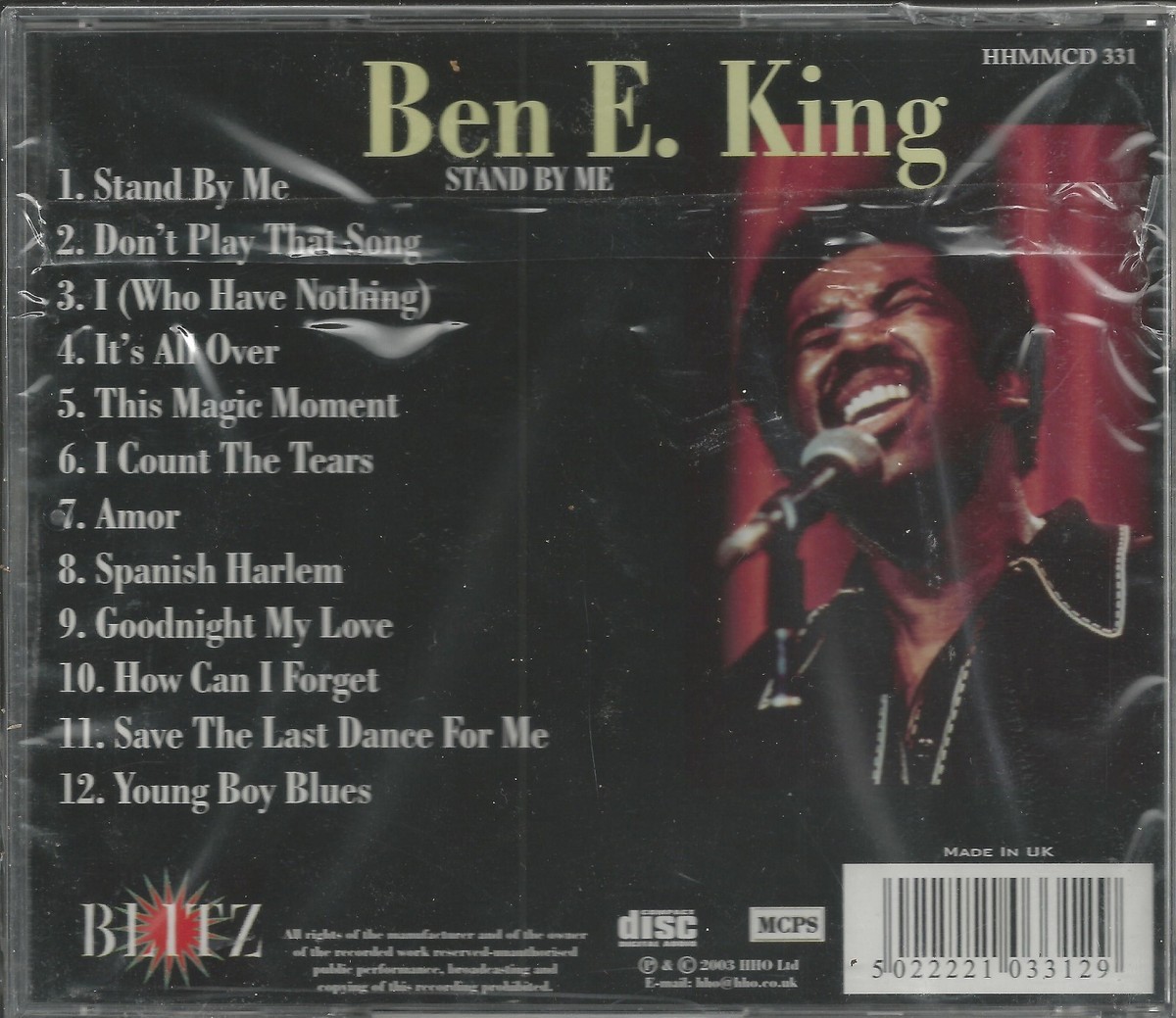 BEN E KING/STAND BY ME【12inch】 BEN E. KING - Stand By Me - 12 Tracks - Brand NEW - CD | eBay