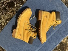 Big Kid's Timberland 6 In. Premium Boot Wheat TB012909 Size 5.5