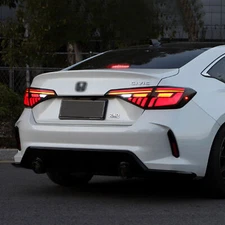 4PCS LED Tail Lights Kit for Honda Civic Sedan 2022-2025 Rear Lights Smoke/White