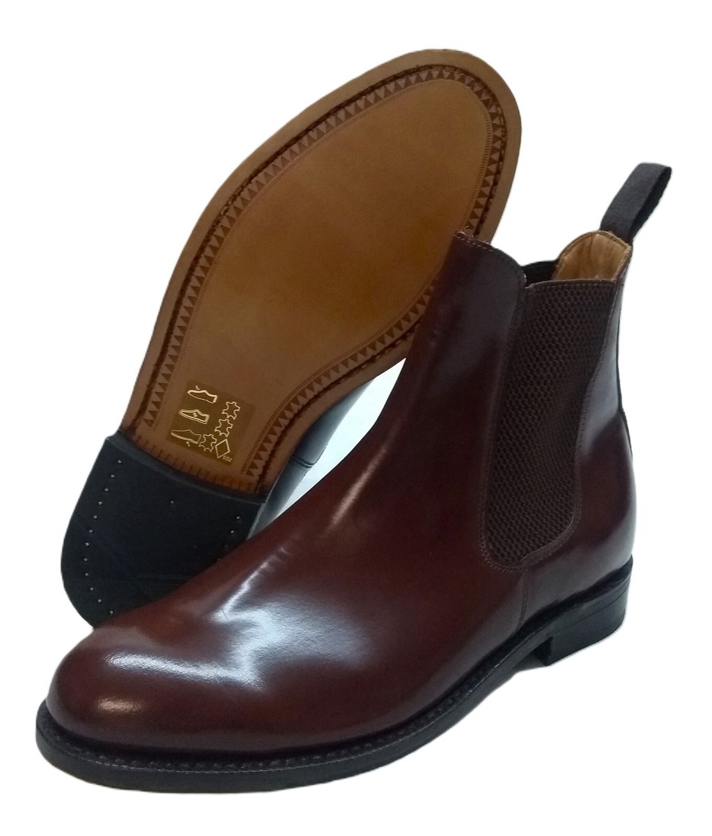 Sanders Chelsea Boots Brown Leather Sole British Military Sanders Chelsea Boots Brown Leather Sole British Military
