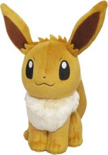 Pokemon ALL STAR COLLECTION Stuffed Toy S Size Eevee Plush Doll Pocket Monster