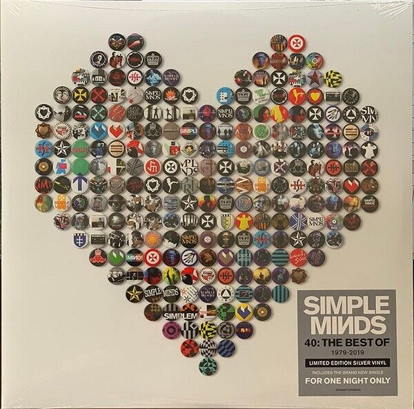 Simple Minds 40: THE BEST OF 1979-2019 Limited Edition NEW SILVER COLORED VINYL