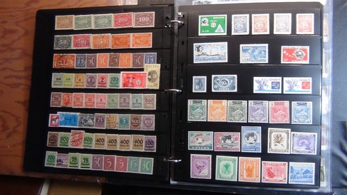 Stampsweis WW misc collection in 3 ring est 1000 or so stamps - 第 11/24 張圖片