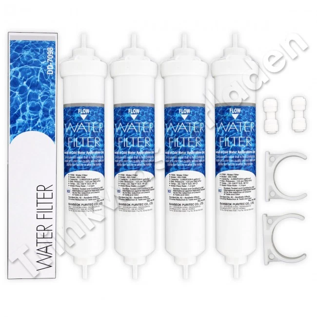 BANSEOK PURITEC CO., LTD. 4 filtri frigorifero DD-7098 filtro acqua per Siemens, Bosch, Daewoo, Neff