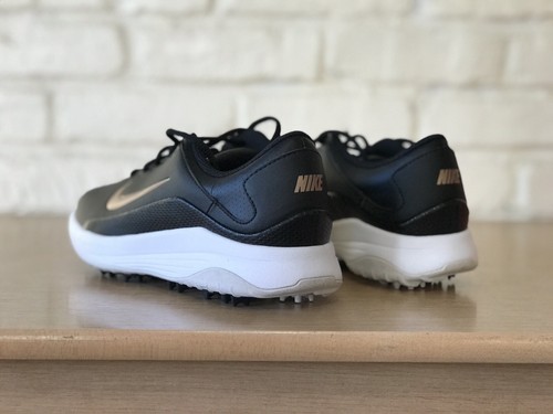 Zapatos de golf Nike Vapor negros/blancos/bronce para mujer talla 9,5 AQ2324 001 - Imagen 7 de 12
