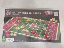 San Francisco 49ers Checkers Board Game NFL New