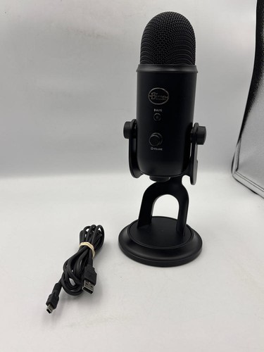 Logitech Blue Yeti USB Microphone – Blackout – PC & Mac Compatible - 第 1/8 張圖片