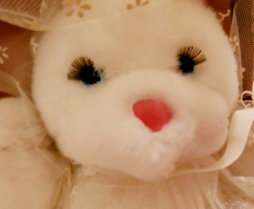 VTG Commonwealth EASTER Wedding Bears Bride &Groom ๐ Vintage 1985 - Picture 11 of 11