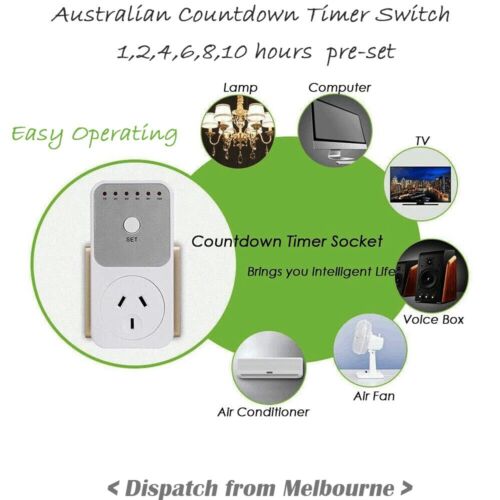 240V 10A Digital Timer Switch Automation Power Socket Electric Countdown Timer - Picture 2 of 2