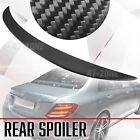 Real Carbon Fiber Rear Spoiler Wing For 17-21 Mercedes Benz E Class W213 Sedan