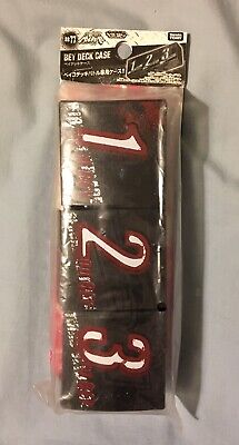 Beyblade TAKARA TOMY METAL FIGHT Red Bey Deck Case Beyblade TAKARA TOMY METAL FIGHT Red Bey Deck Case