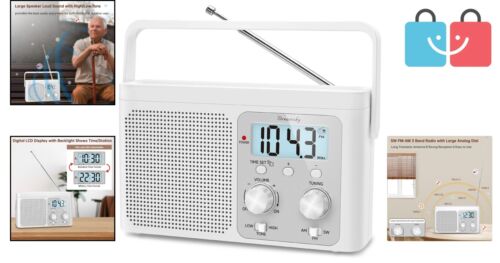 AM FM Shortwave Radio - Loud Speaker, Long Reception & Backpack Ready Design - Picture 2 of 9