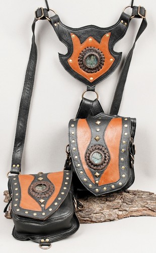 Handgefertigtes Lederholster || Verstellbares Lederholster || Holster für Unisex - Bild 5 von 24