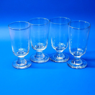 LIBBEY Juice Cocktail Glass COLUMBIAN CLEAR 8oz Footed - Set Of 4 - NEVER USED