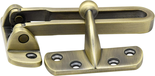 Door Lock Latch for Home Security - Swing Bar Door Guard for Front and inside Do - Picture 6 of 9