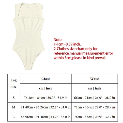 Women Slim Sleeveless Tank Top Bodysuit U-neck Tight Jumpsuit Body Shaper 、 - Picture 2 of 19