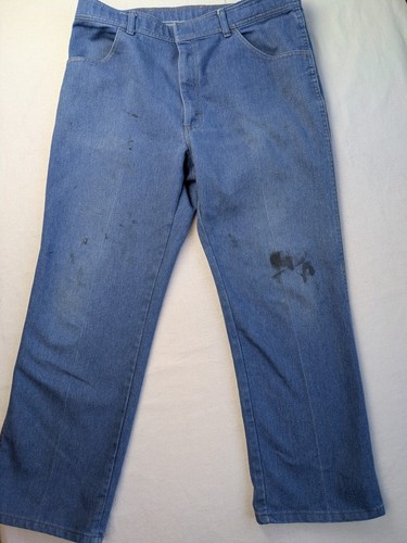 Men's Worked In Wranglers Relaxed Straight Distressed 38x28 - Bild 6 von 18