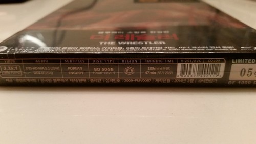 The Wrestler STEELBOOK 1/4 Slip Plain Archive (Blu-ray Korea) #546 - Picture 5 of 10
