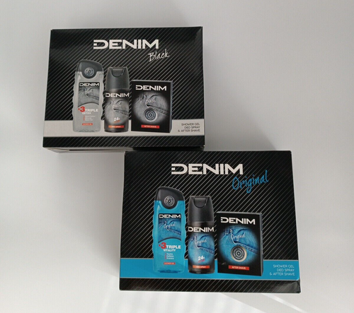 Men's bathroom set denim shower foam + deodorant + aftershard - Picture 9 of 12