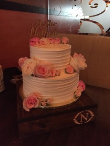 custom initial n wedding