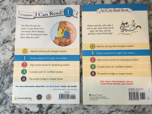 The Berenstain Bears Lot of 2 I Can Read Paperback Books Beginning 1 Reading - Picture 2 of 4