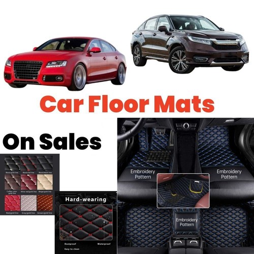 For Dodge All Models Custom Car Floor Mats 2009-2023 All Weather Front Rear Pads - Imagen 21 de 30