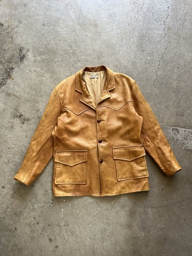 50s Deerskin Leather Fringe Utility Jacket/Buckskin J… - Gem 50s Deerskin Leather Fringe Utility Jacket/Buckskin J… - Gem