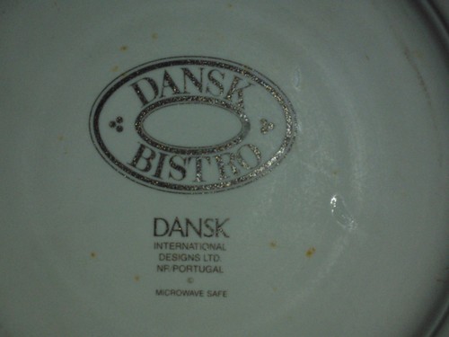 Dansk Bistro Maribou weiß Untertassen Teller 7,15", NICHT MEHR PRODUZIERT 1997-Japan ~ SEHR GUT - Bild 7 von 7