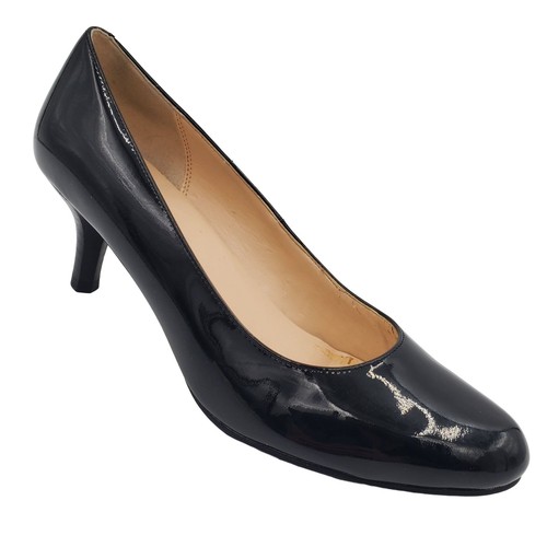 Cole Haan Women's 7 Classic Black Patent Leather Dress Shoe Round-toe Pump Heels - Bild 13 von 13