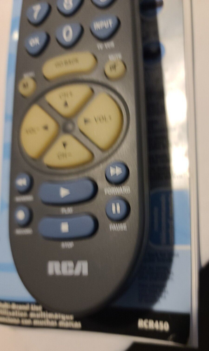 RCA RCR450 (RCR450C) 4 Device Universal Remote Control - DVD, VCR, SAT/CBL, TV - Picture 3 of 5