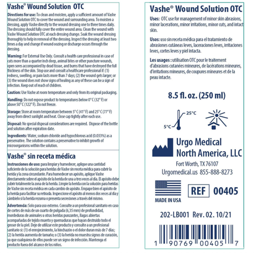 Vashe Wound Solution, 8.5 oz – Hypochlorous Acid Wound Cleanser, OTC Care - Picture 2 of 4