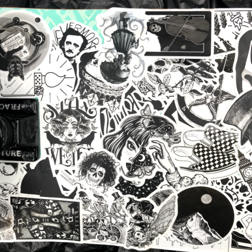 Skateboard Skateboards All Over STICKERS Complete 80CM X 22CM VINTAGE Fracture - Picture 5 of 13