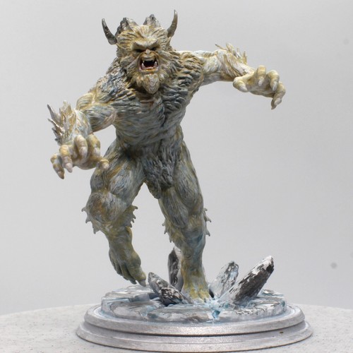 3 inch tall Hand painted Yeti or Abominable Snowman Monster Miniature, for DnD - Picture 7 of 9