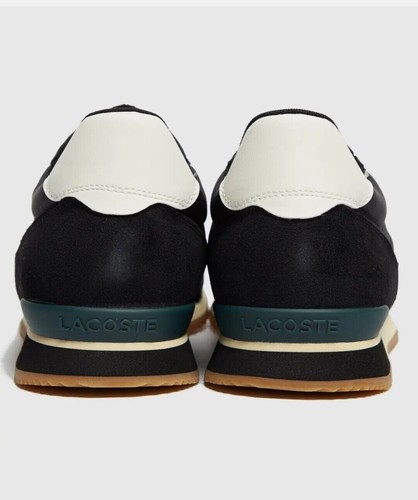 Entrenador con cordones textiles y gamuza Lacoste Partner Retro 319 1 para hombre talla Reino Unido 9 - Imagen 5 de 6