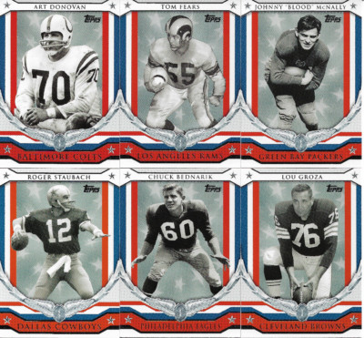 2008 TOPPS HONOR ROLL 6 CARD LOT WITH ROGER STAUBACH NM
